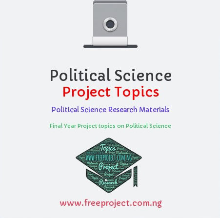 political science research project topics